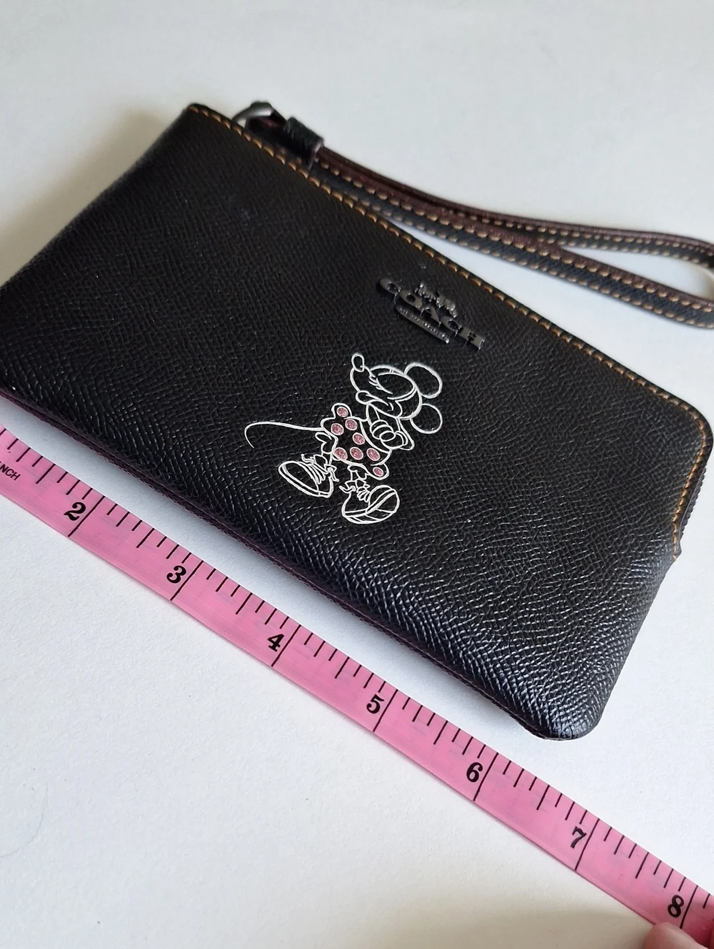Coach leather wristlet