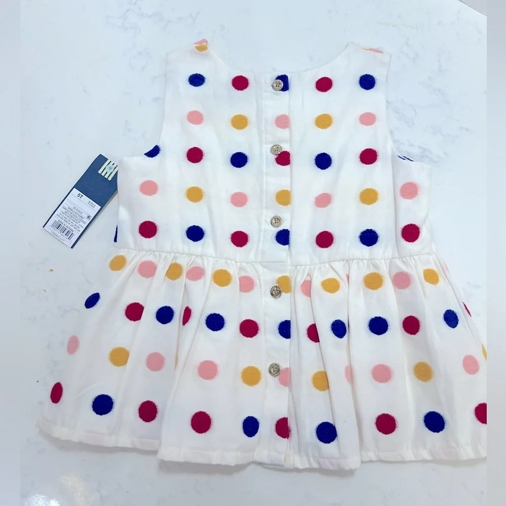 Crown & Ivy Pink and White Polka Dot Accessory
