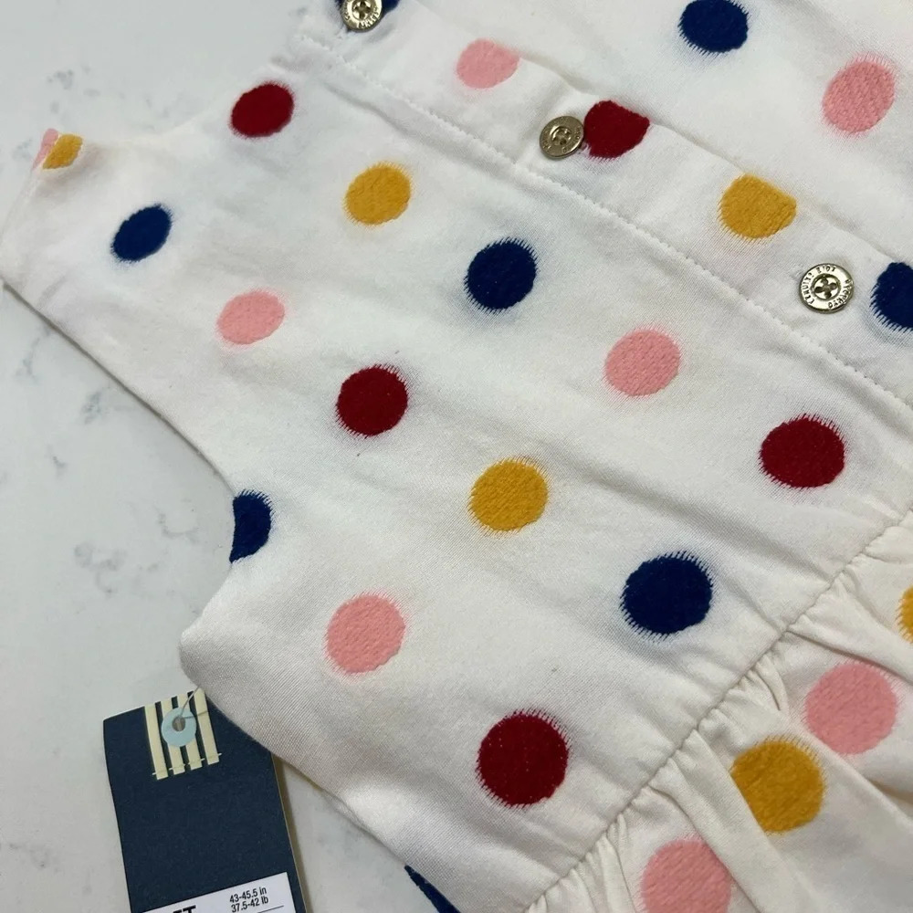 Crown & Ivy Pink and White Polka Dot Accessory