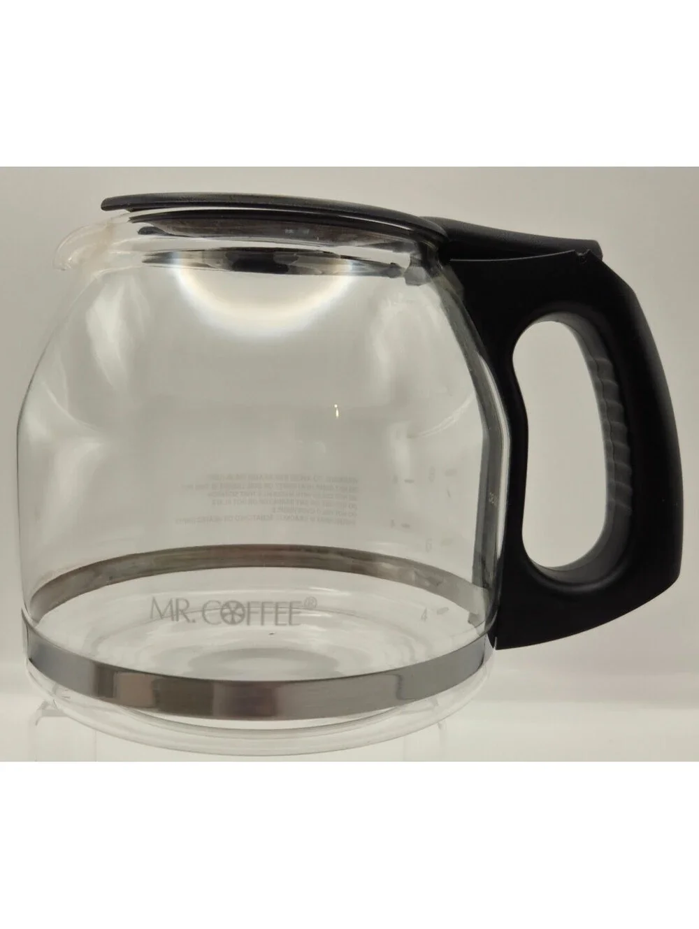 Mr. Coffee 12 Cup Replacement Glass Carafe Pot Black Handle CG13SC