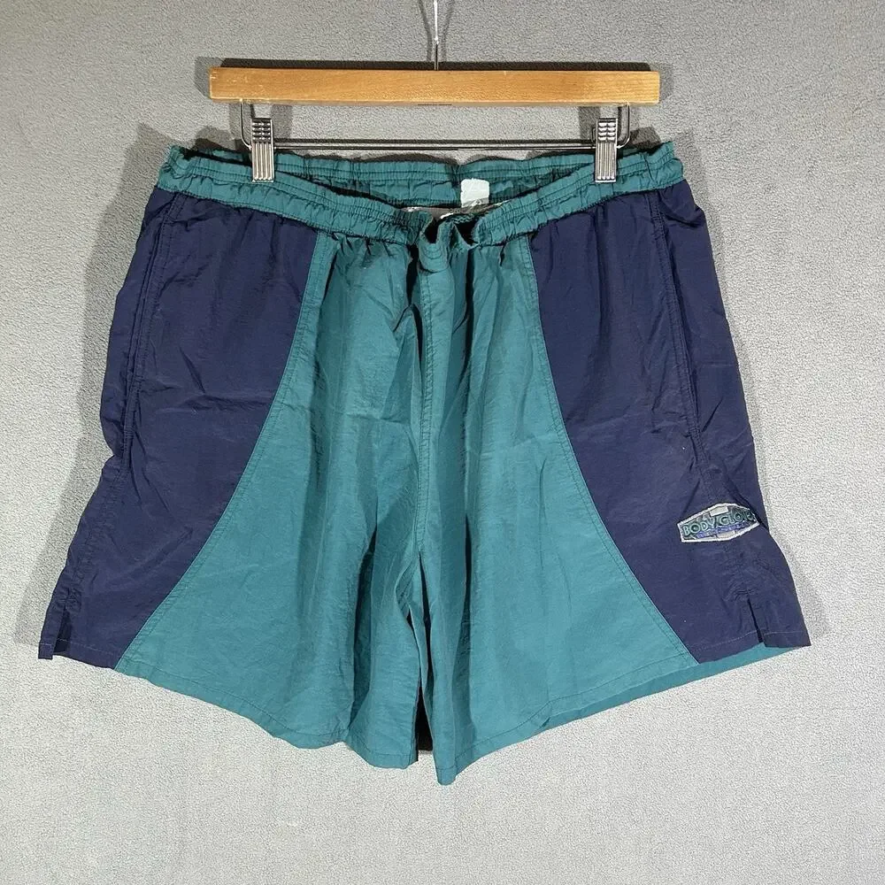 Vintage Body Glove Shorts 80s Made In USA California Surf Board Colorful Size