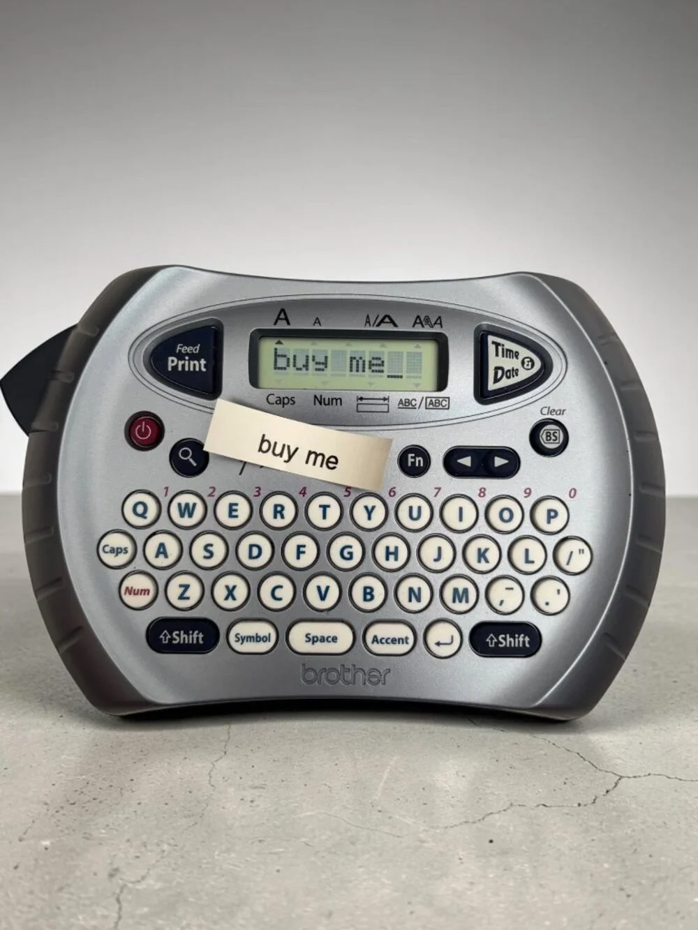Brother P-Touch PT-70 Label Maker Handheld With QWERTY Keyboard & LCD Display