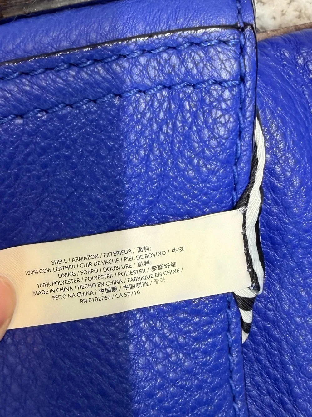 kate spade pebbled leather