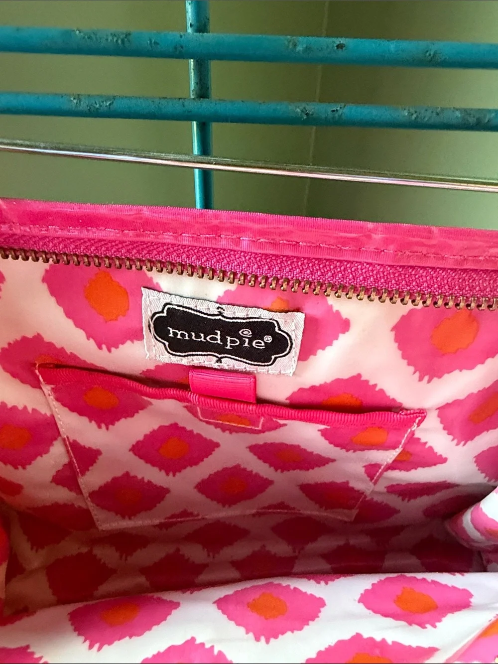 Mud Pie compact wristlet