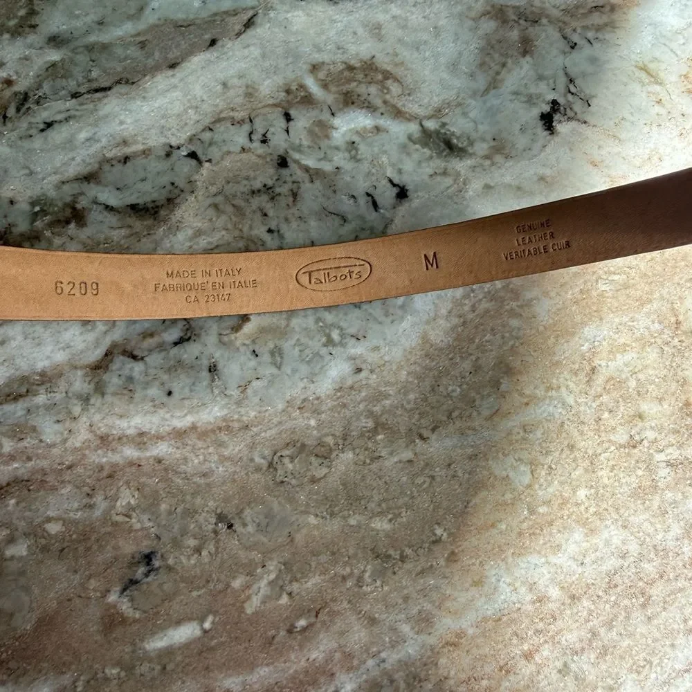 Talbots genuine leather