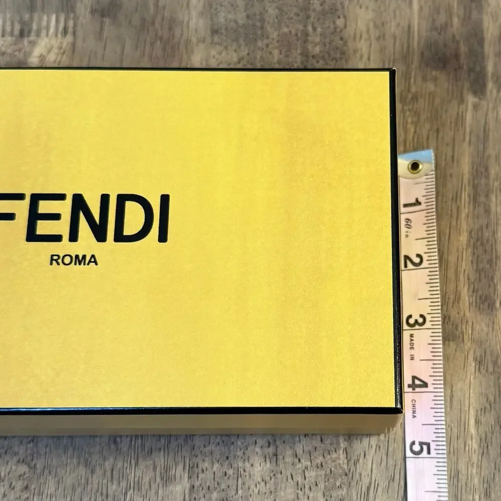 FENDI Peekaboo Sunglasses Oval 0293/S Black Gold Hinge Detail Italy Made Women's