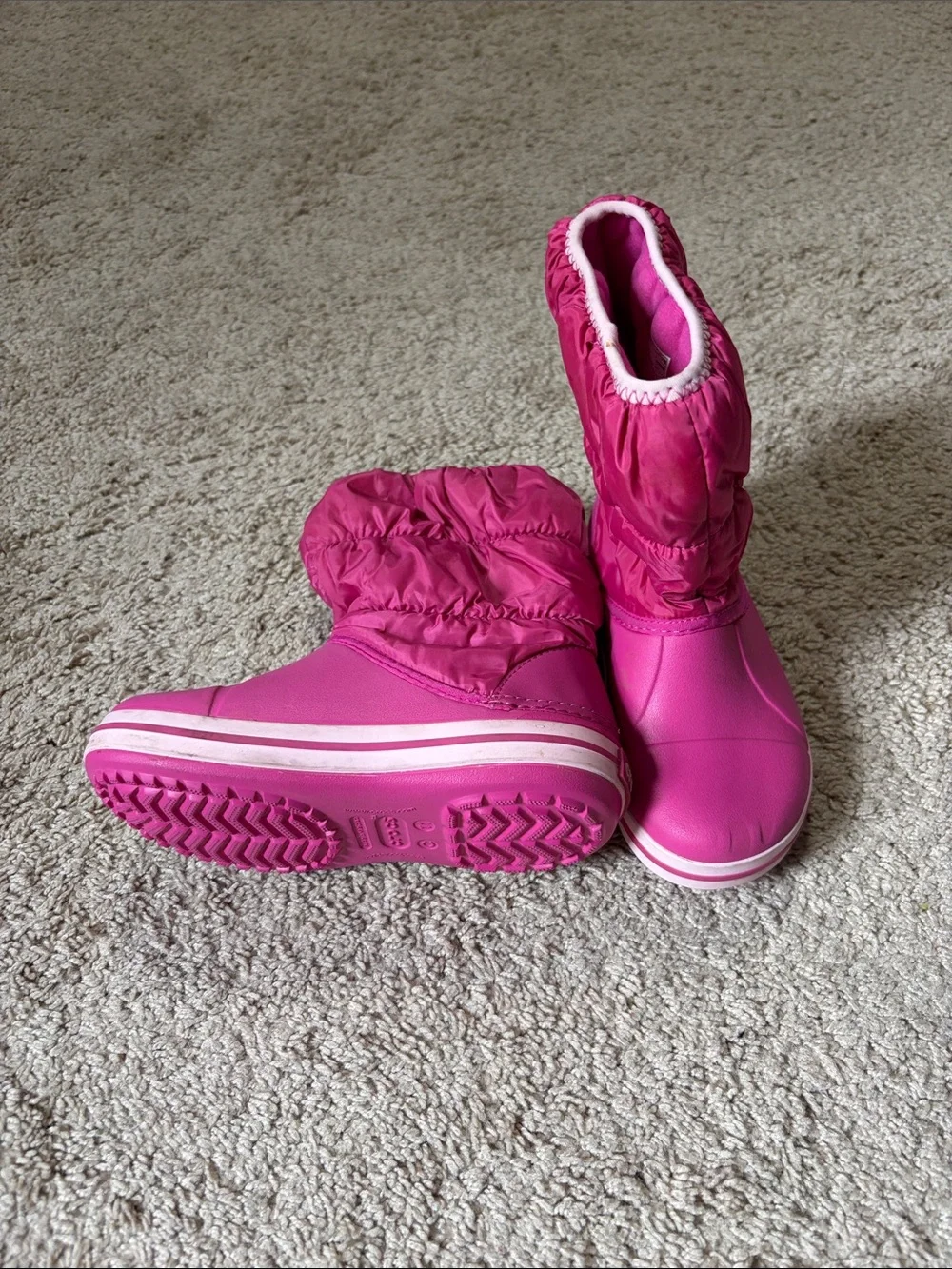 Crocs  Pink Waterproof Winter Kids Size 11