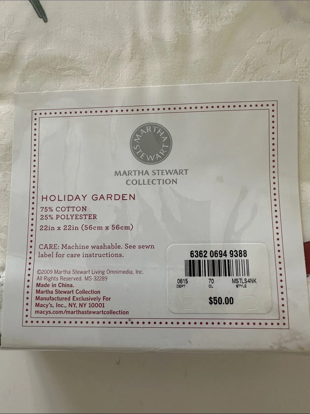 Martha Stewart four festive