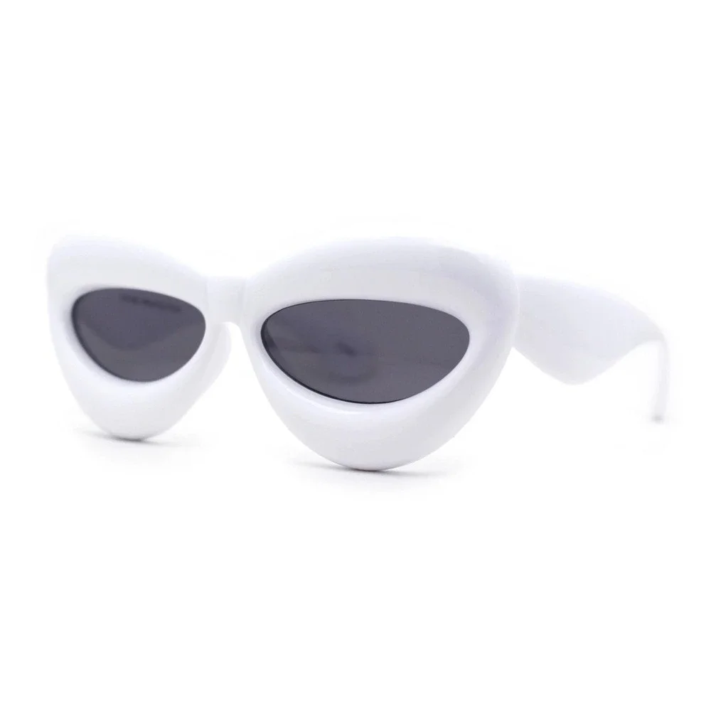 White Sunglasses Women Fashion Designer Candy Color Luxury Beach Festival  Party