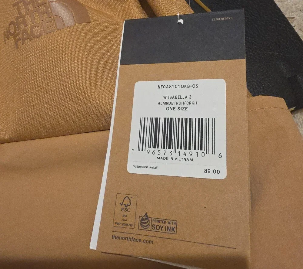 The North Face backpack profile clean