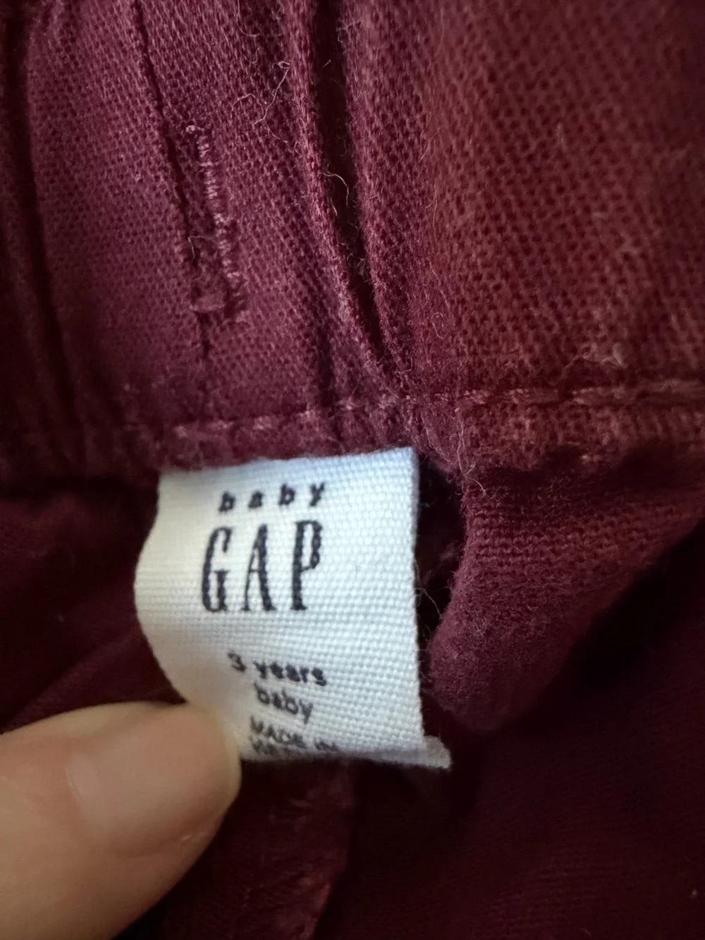 GAP baby chinos
