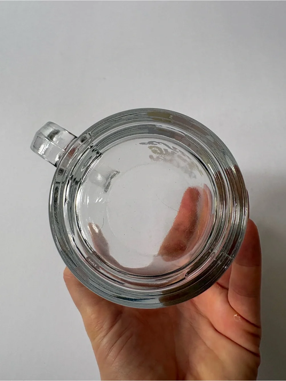 Talking out of turn clear glass