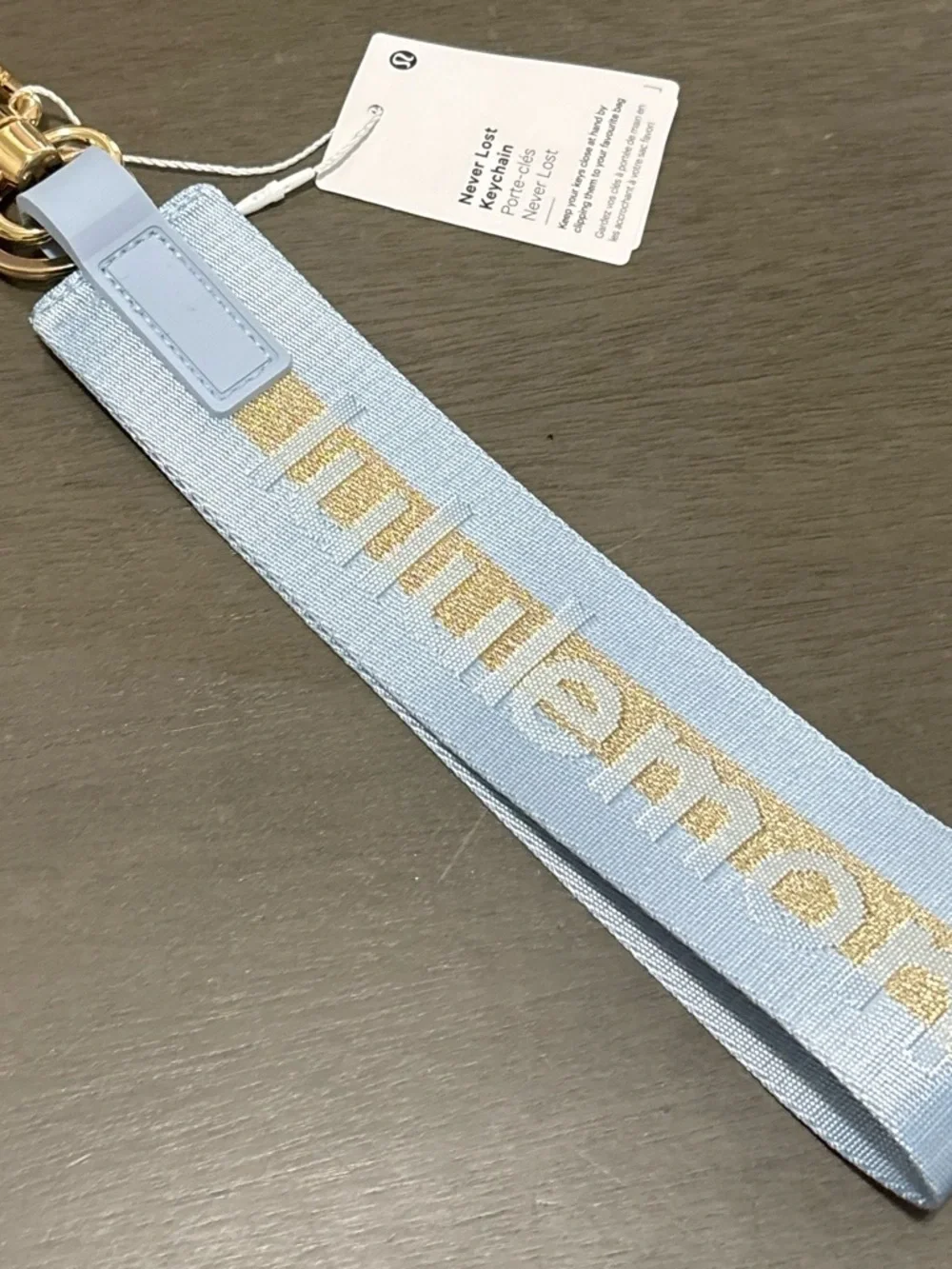 lululemon athletica branded wristlet