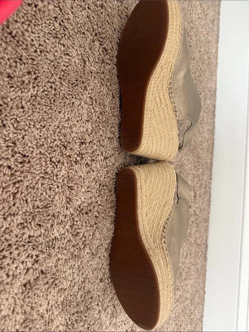 Kenneth Cole metallic leather