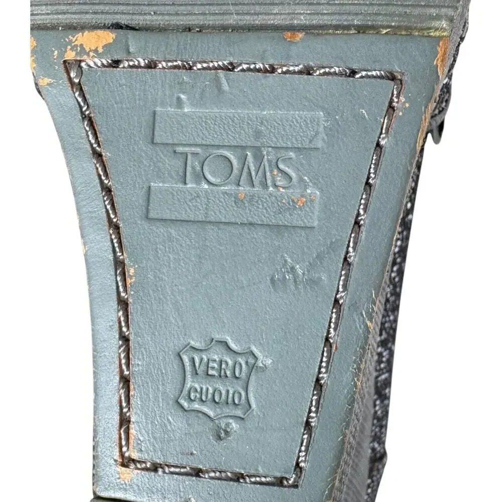 Toms pewter embellished