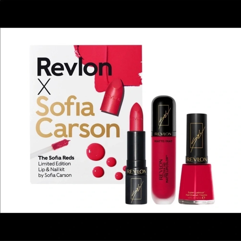 Revlon Sofia Carson Lip & Nail Kit, The Sofia Reds
