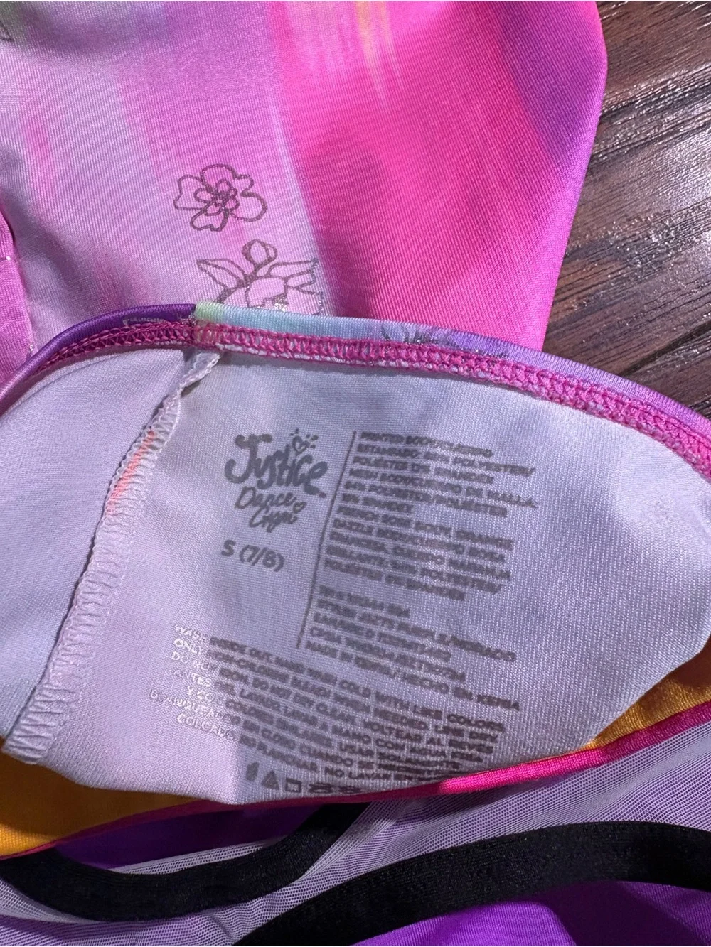 Justice girls size