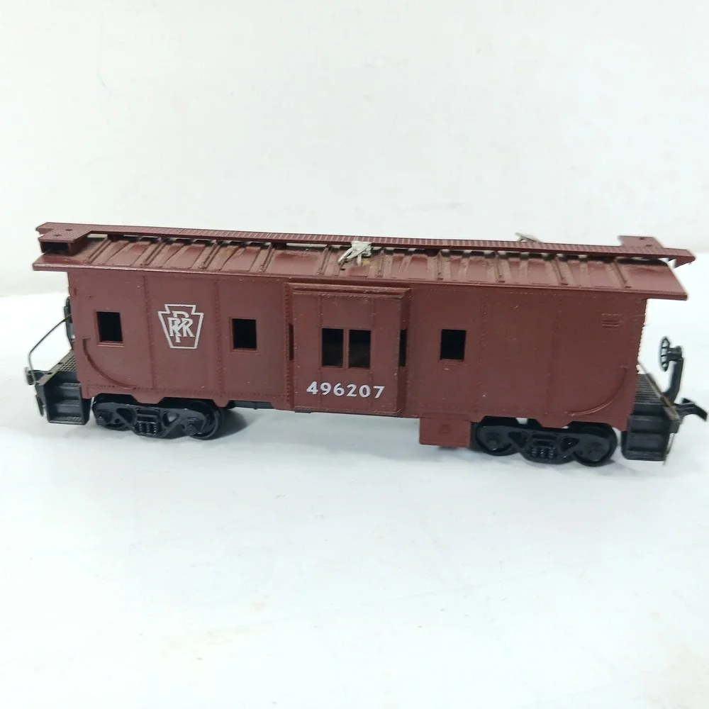 Pennsylvania Railroad PRR N5C Caboose 496207 HO Scale Tuscan Red Train Car