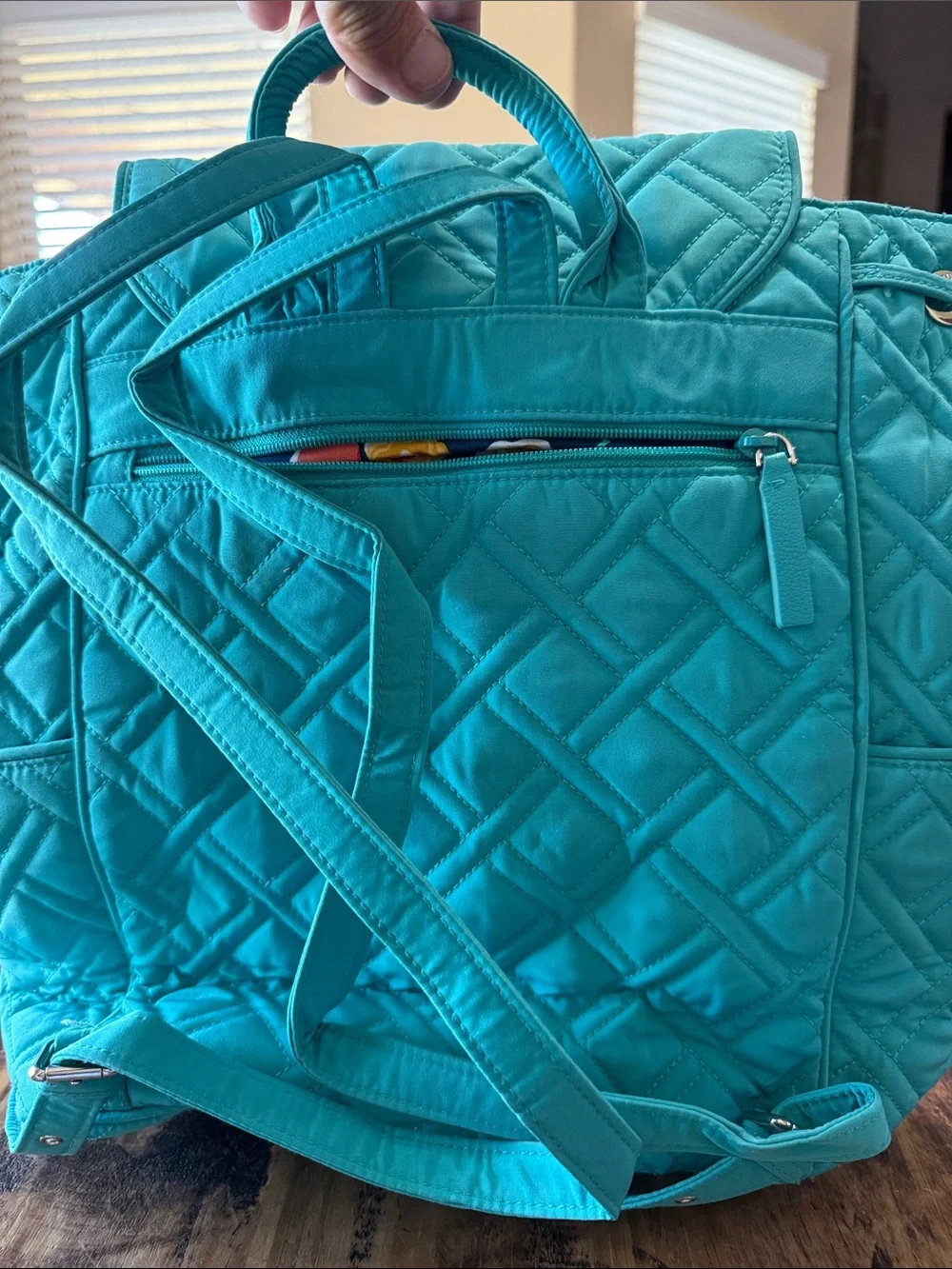 Vera Bradley bright turquoise
