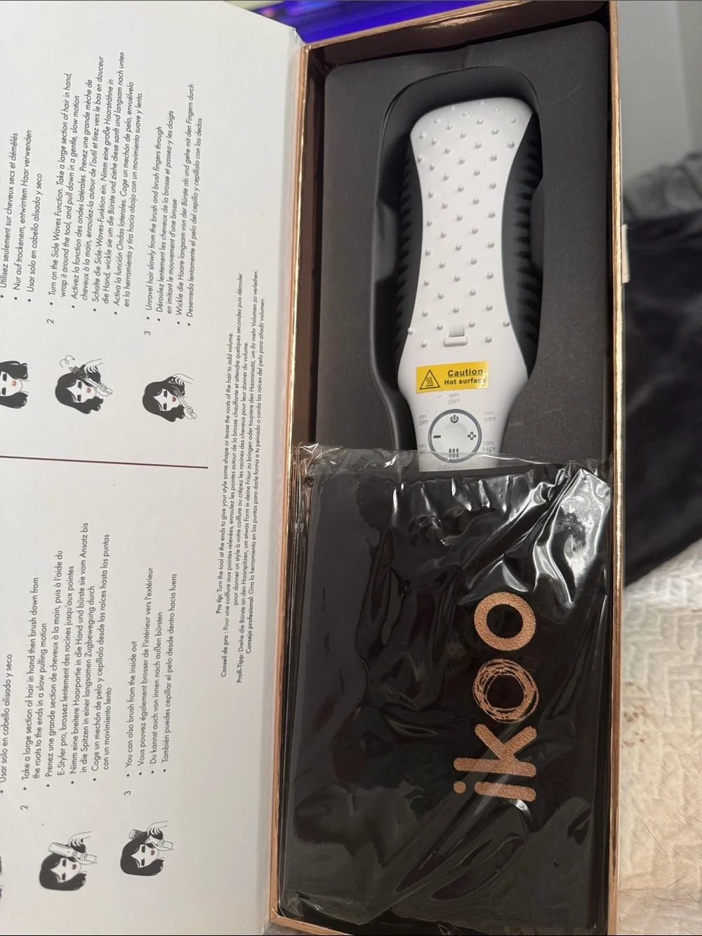 Ikoo hot styling brush