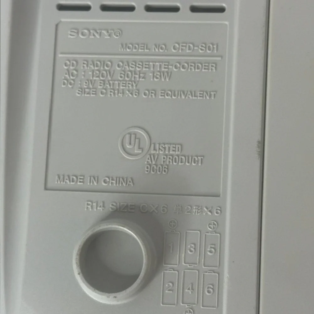 Sony cfd s01