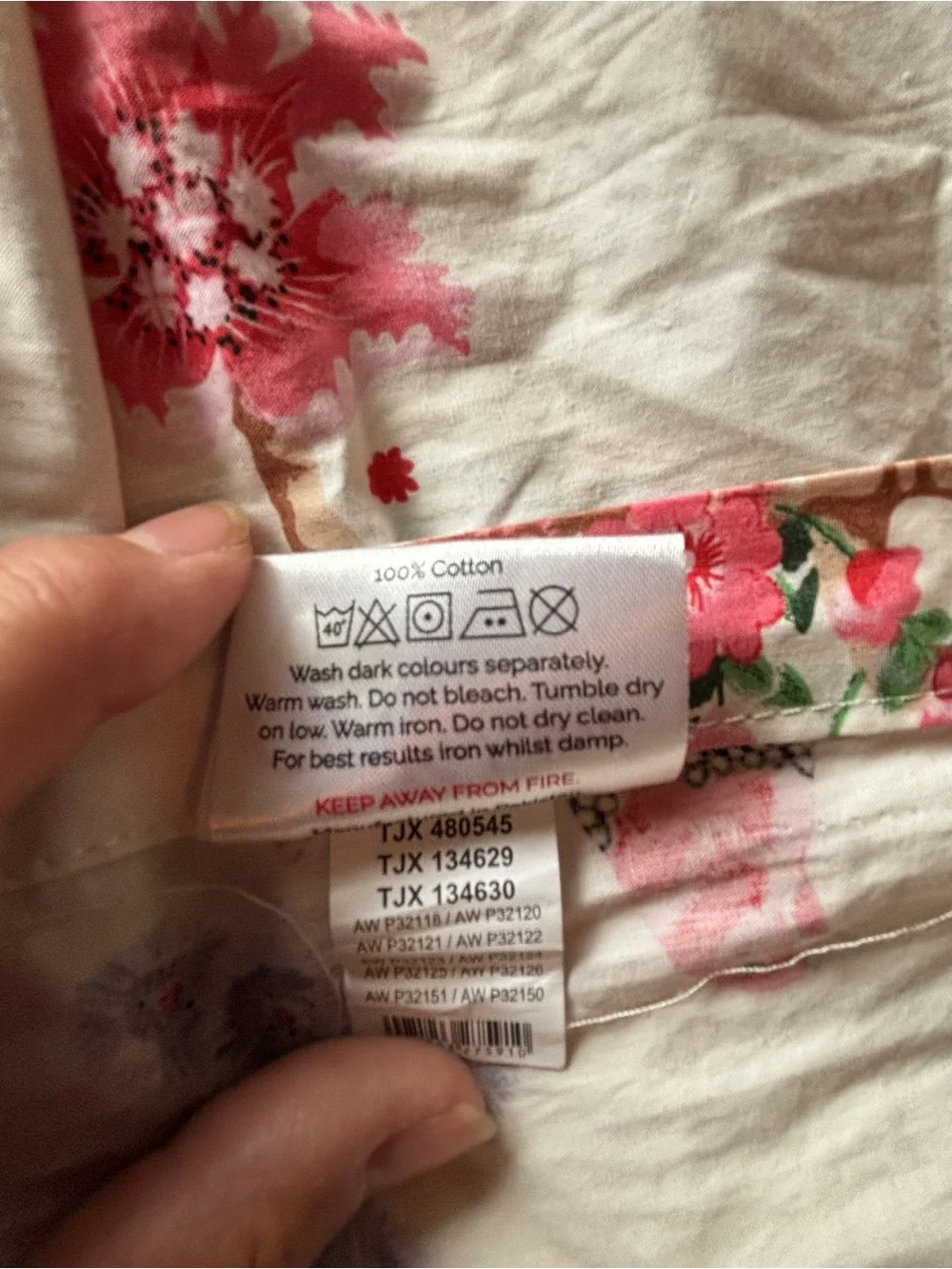Cath Kidston cream quilt