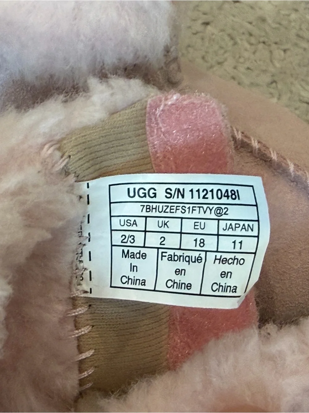 UGG cozy kids