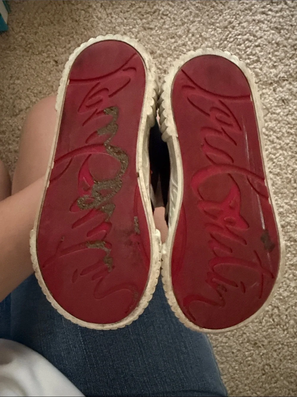 Christian Louboutin navy kids