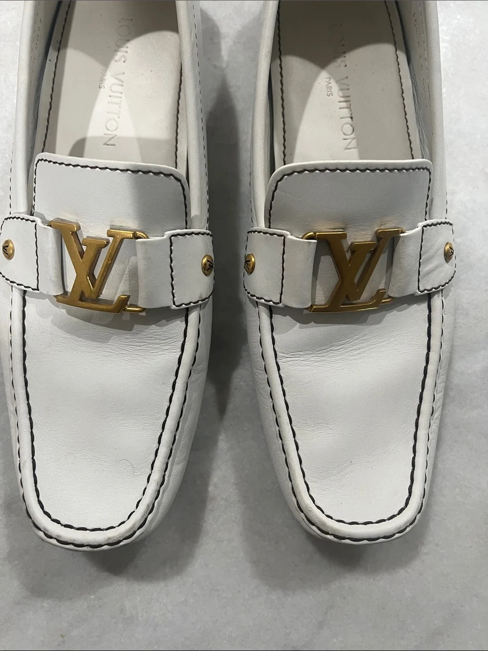 Louis Vuitton Monte Carlo Loafers Men's LV Buckle Loafers