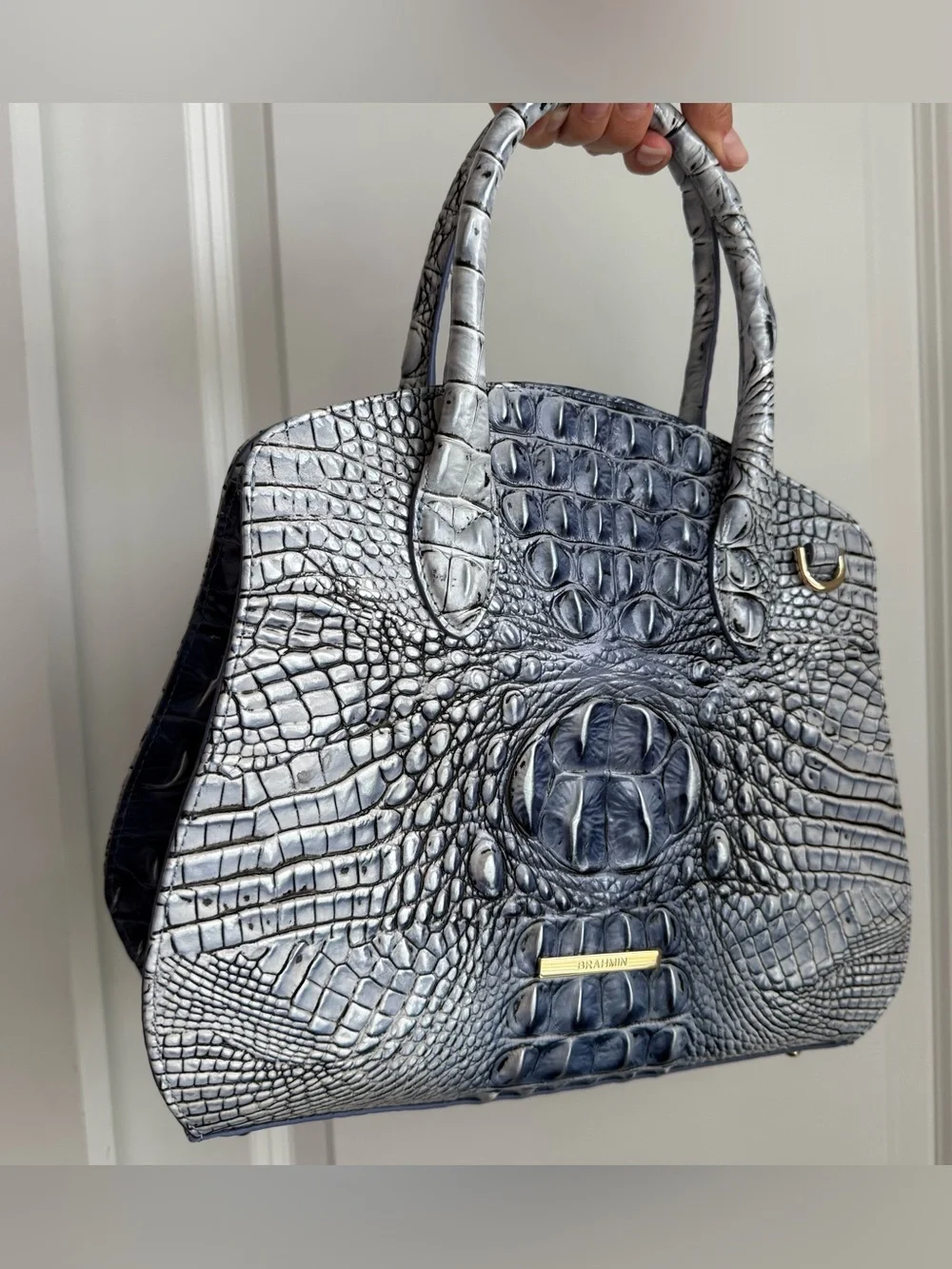 Brahmin rosetta satchel
