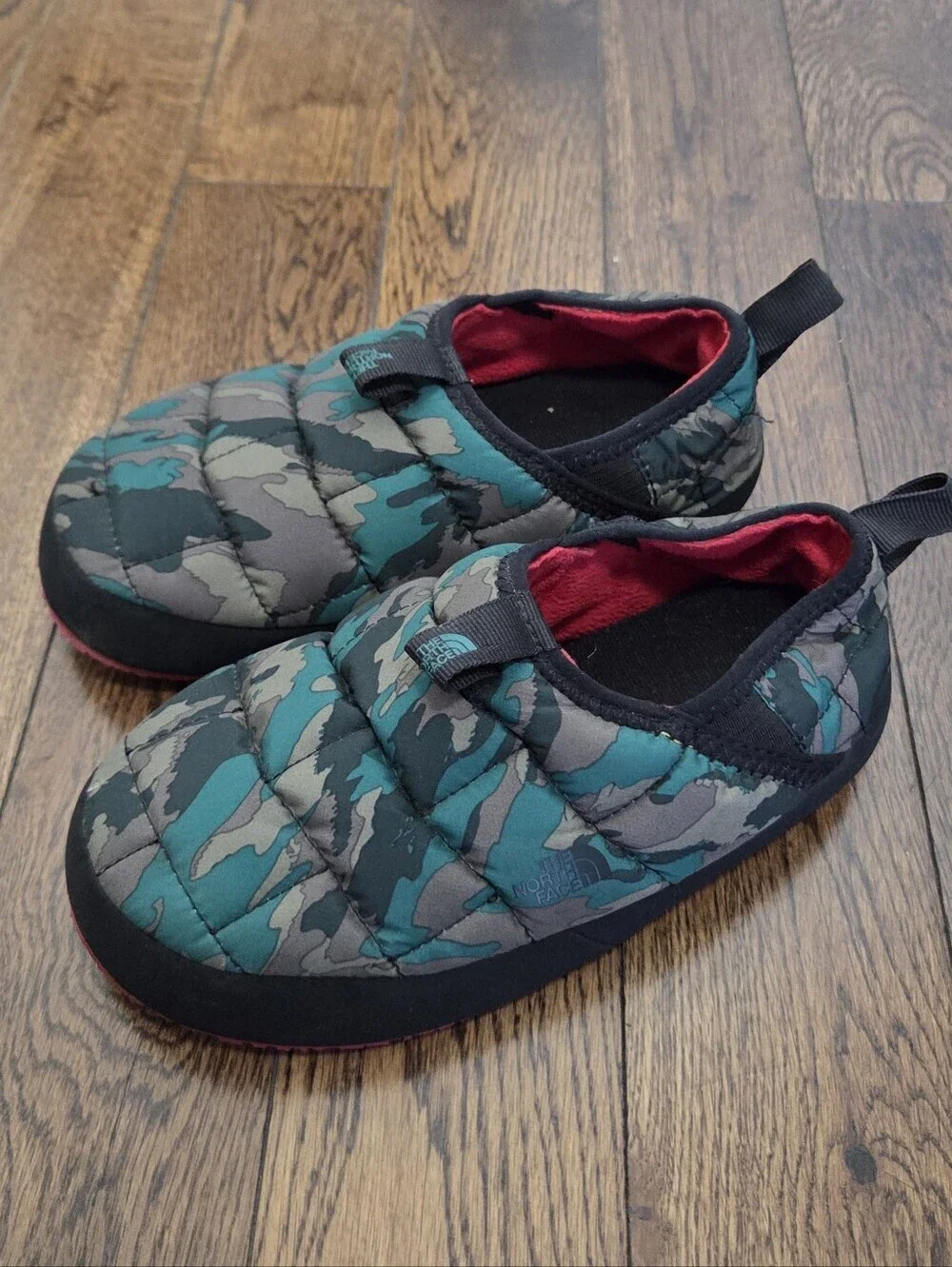 The North Face slippers rubber cozy