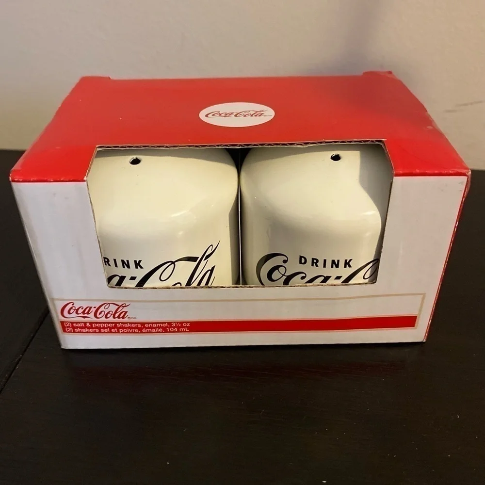 Coca-Cola New Classic Salt & Pepper Shakers