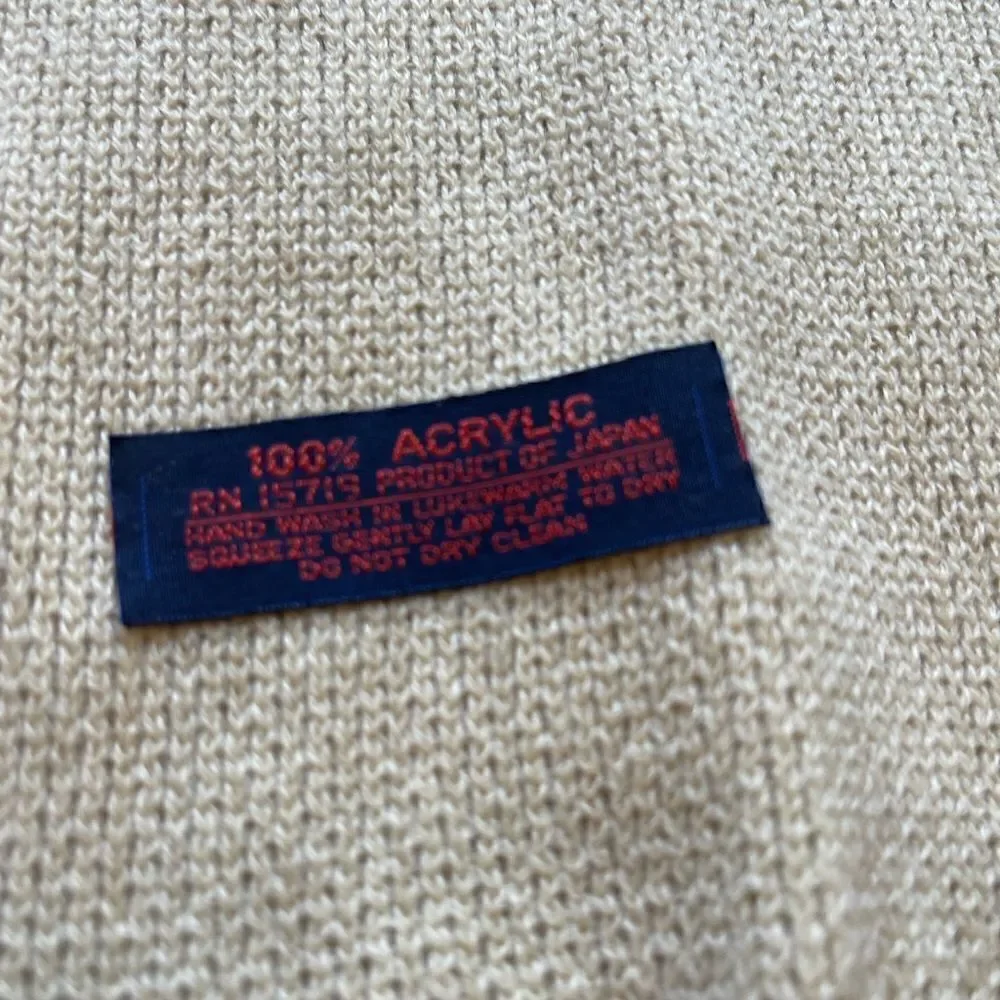 N/A khaki scarf