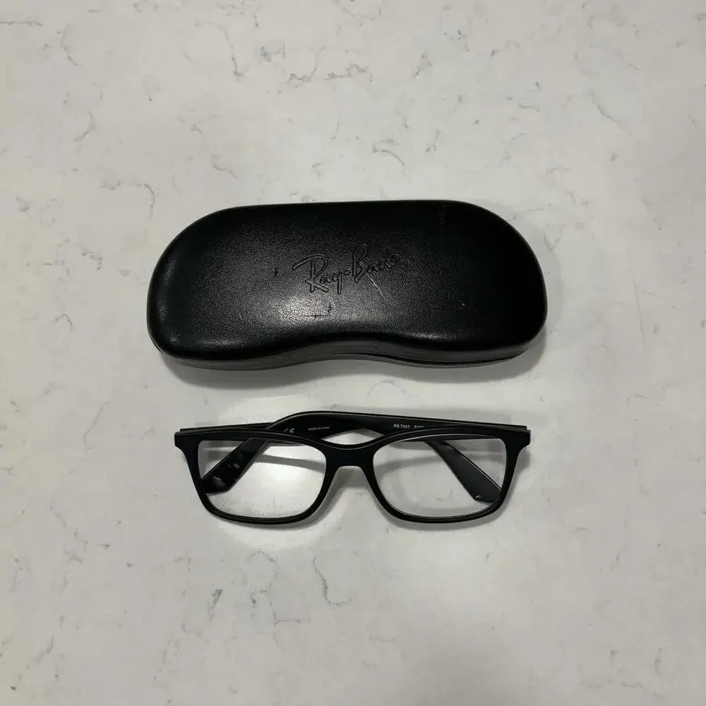Ray-Ban Optics RB7047 2475 Black Full Rim 54-17 140mm Eyeglasses Frame Only