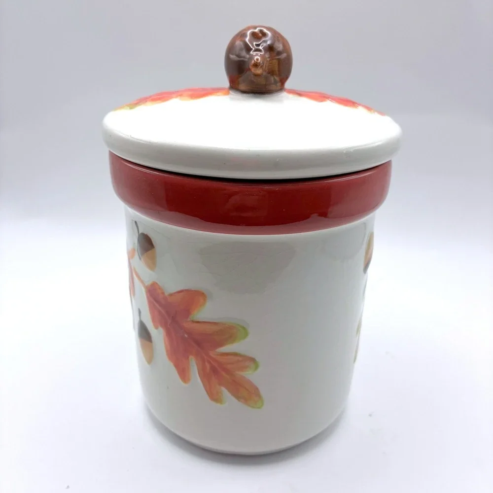 Unbranded ceramic canister