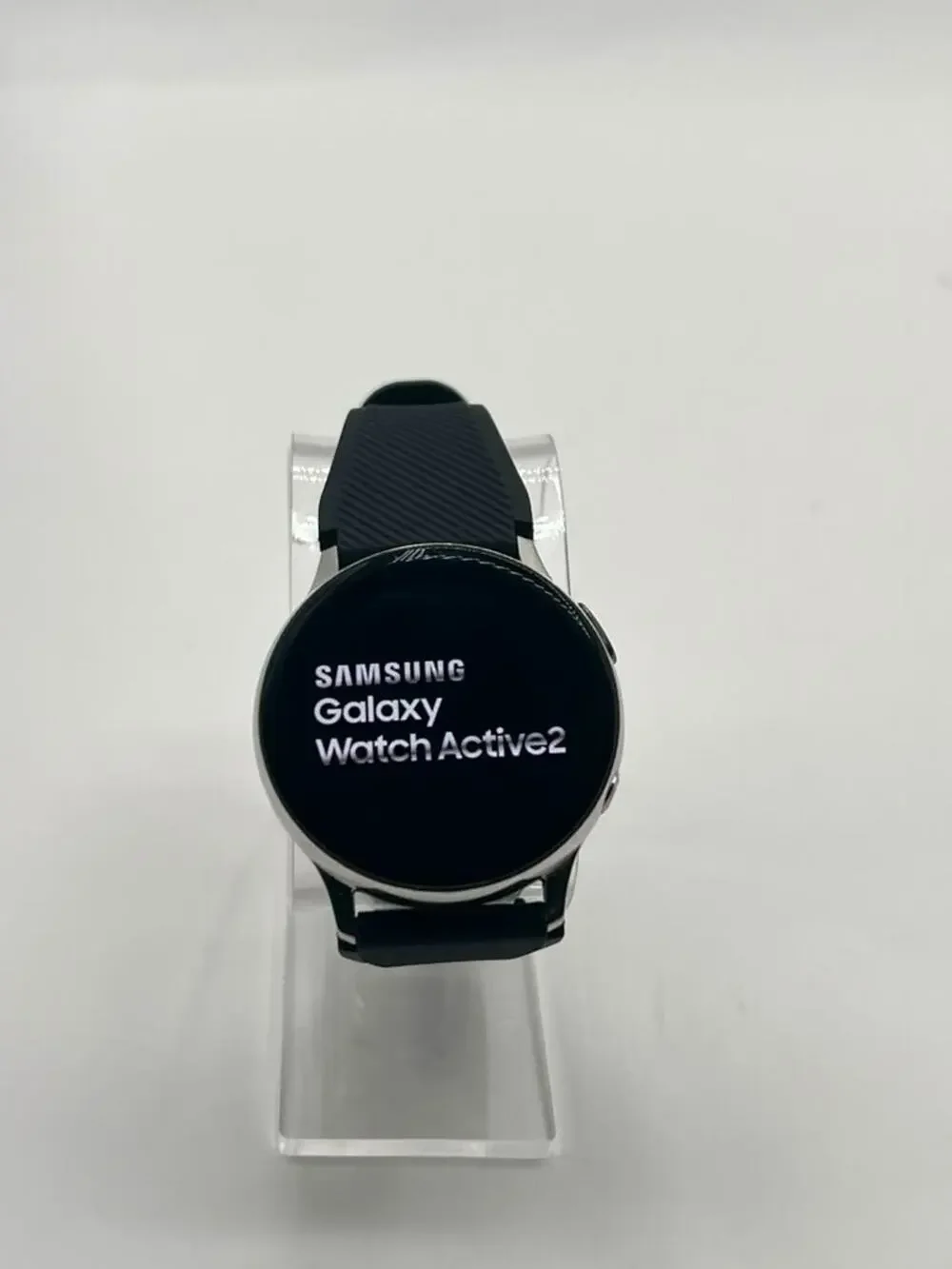 Samsung Galaxy Watch Active2 40mm SM-R835U LTE Silver black Band Tested