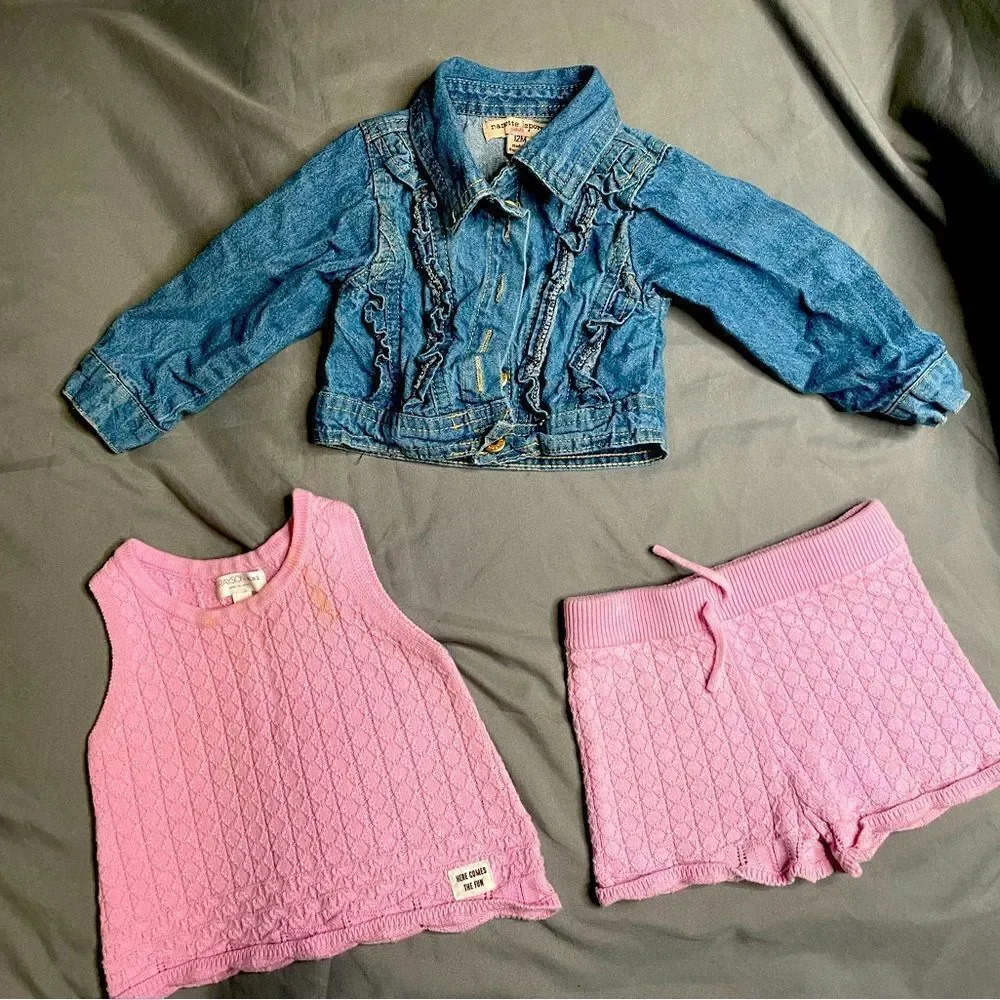 Ruffle Jean Jacket bundle