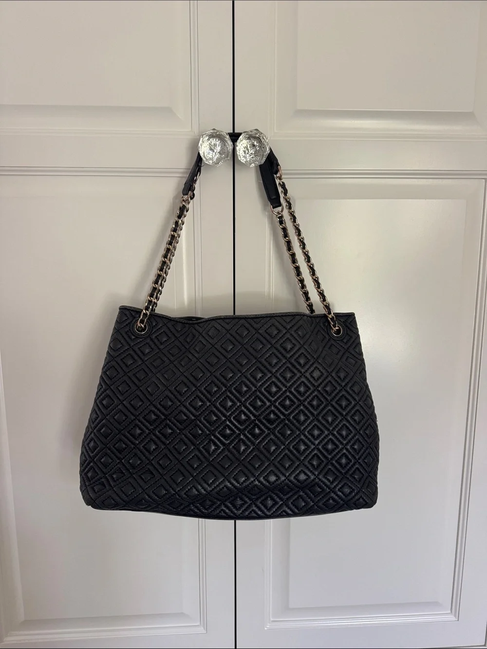 Tory Burch leather zippers double