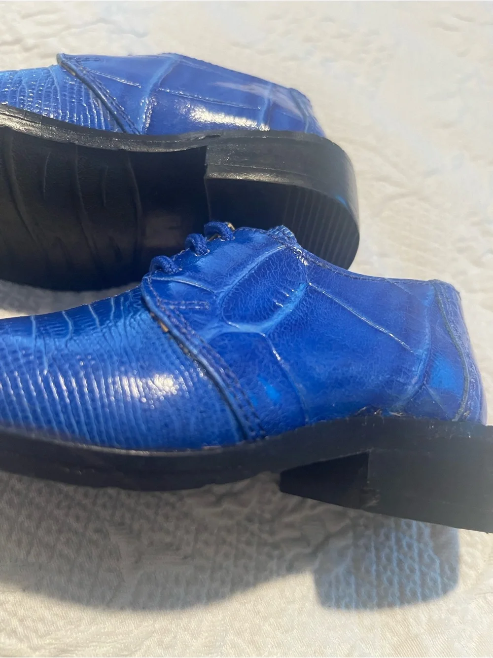 Gliders lacing padded blue