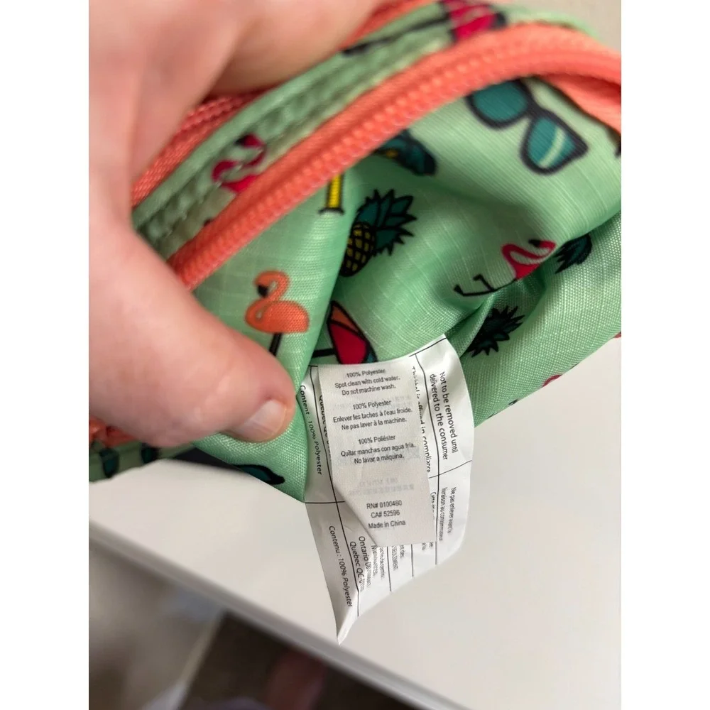 KAVU Hideaway Bag Fanny Lightweight Water Resistant Festival Travel Pineapple