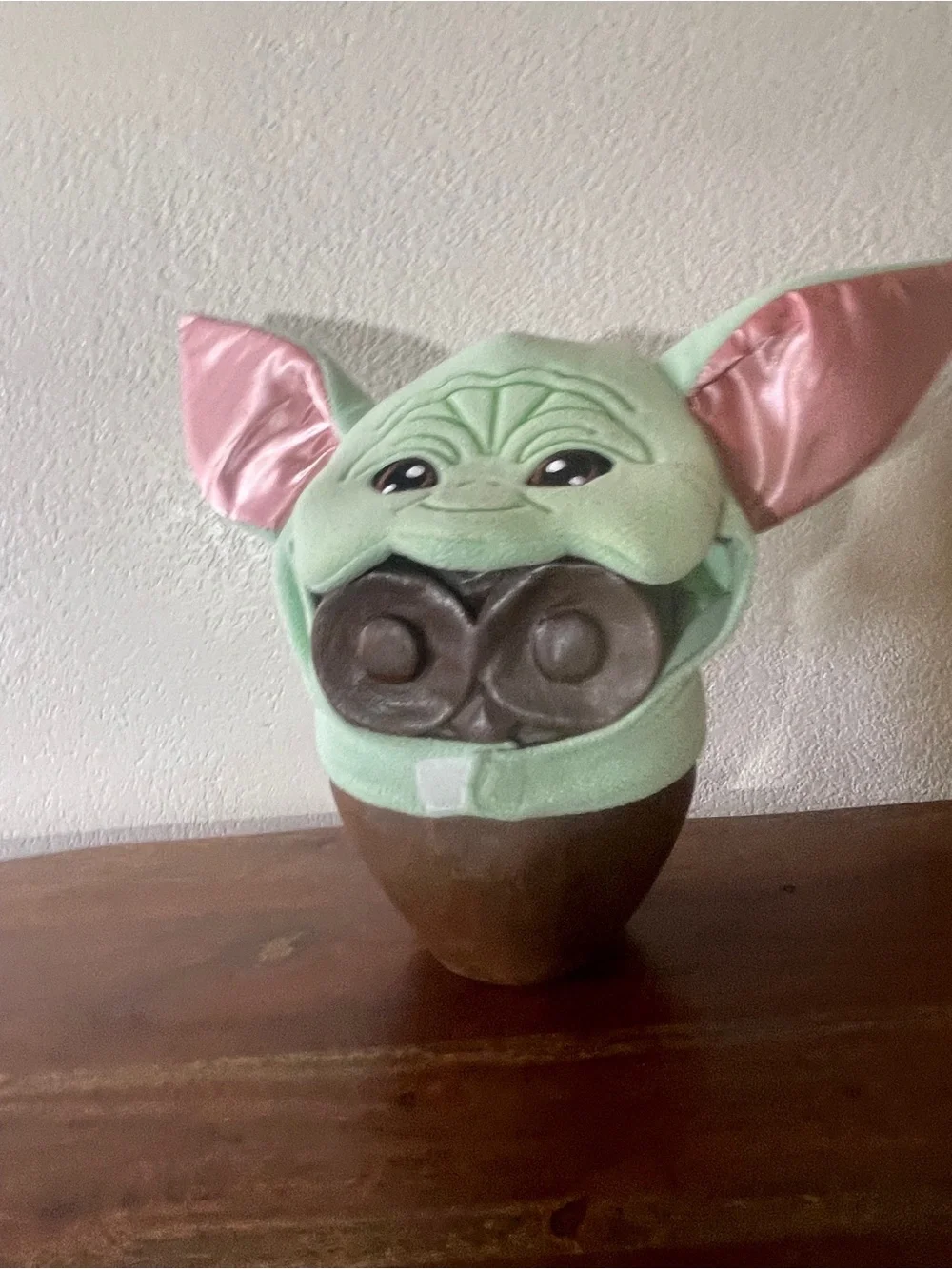 Star Wars Grogu Baby Yoda Youth Hood Hat Costume Cosplay Halloween