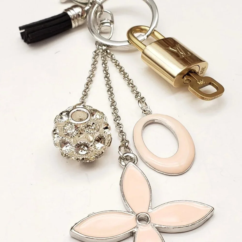 Authentic Louis Vuitton Lock & Key with unbranded Bagcharm, Keycharm, Keychain