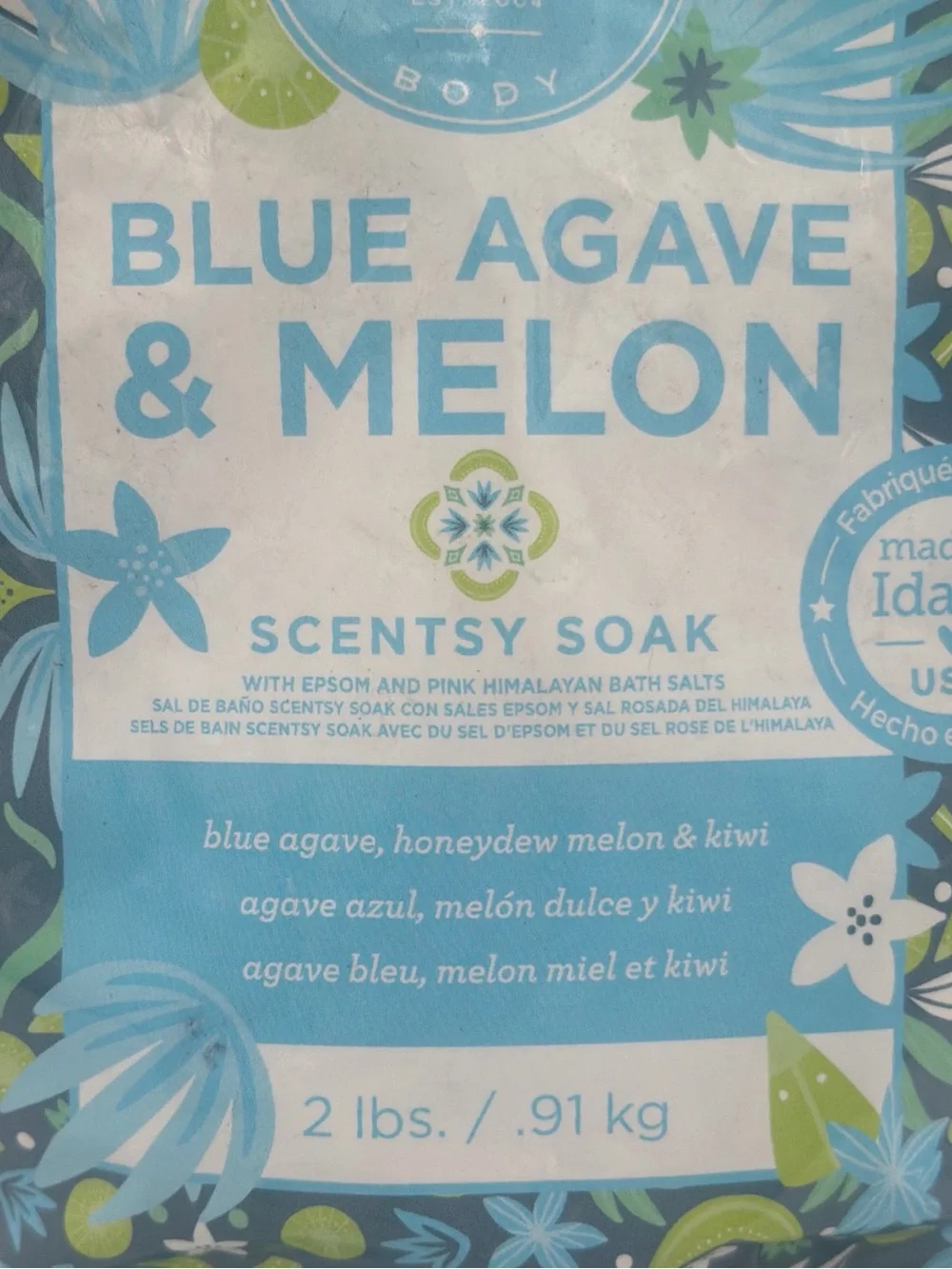Scentsy fresh blue