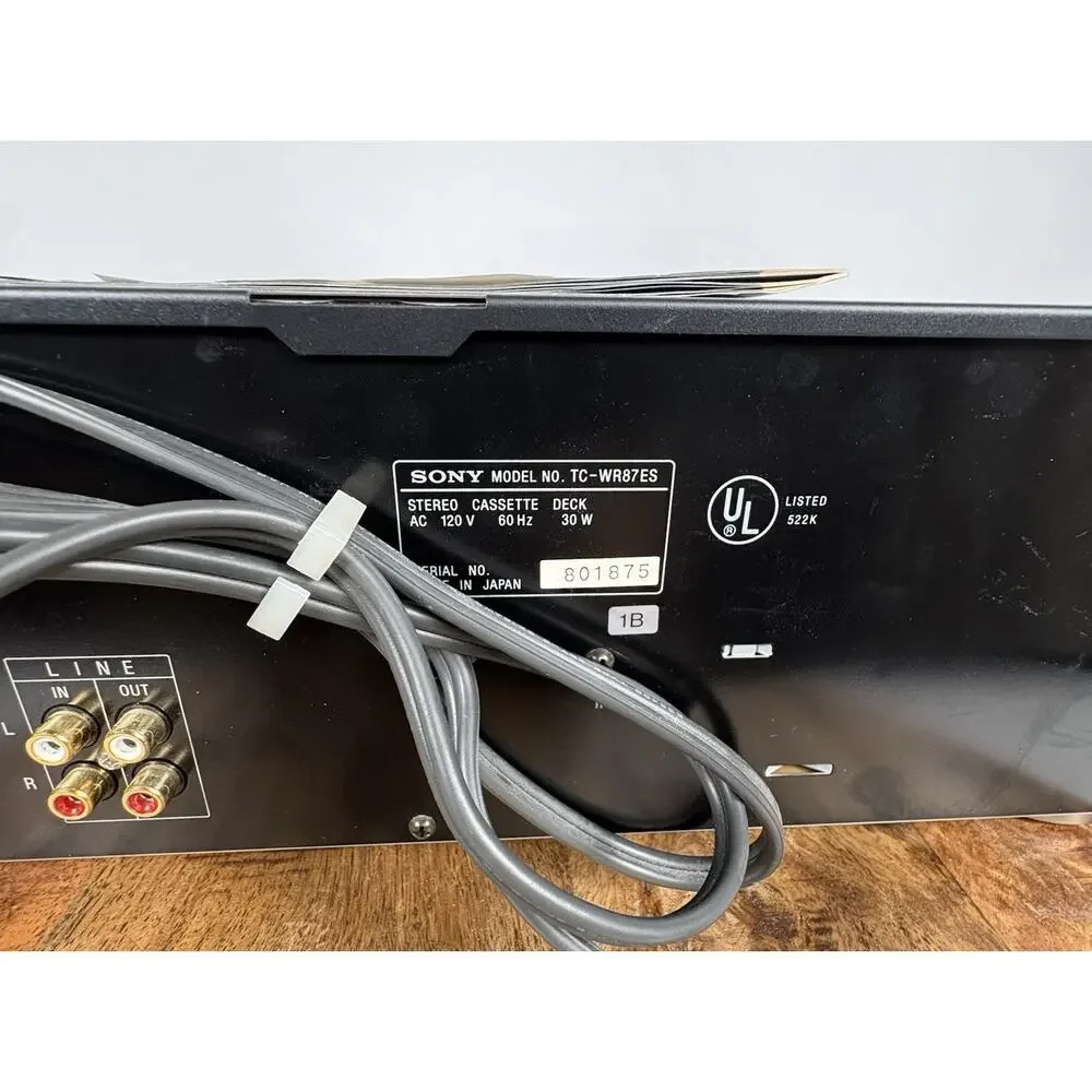 Sony cassette deck