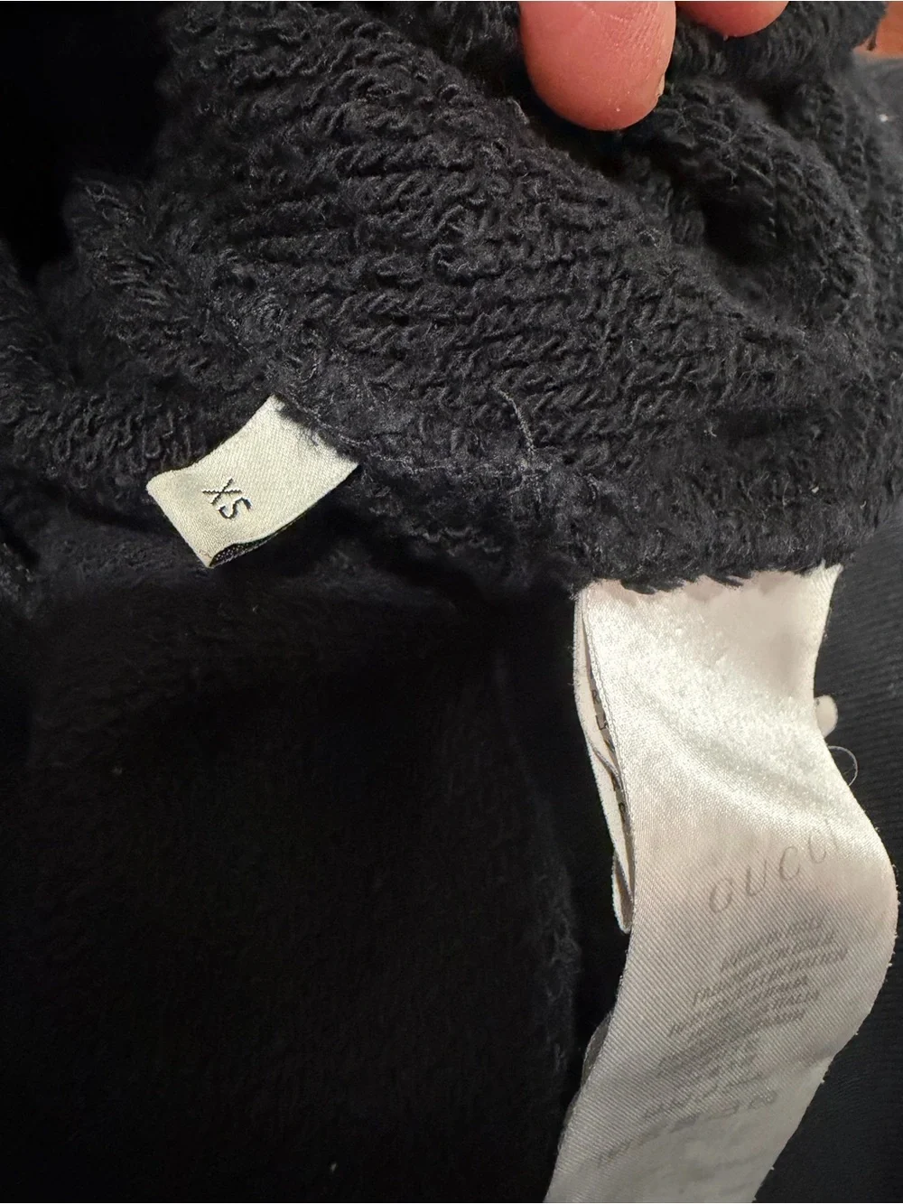 Gucci hoodie size