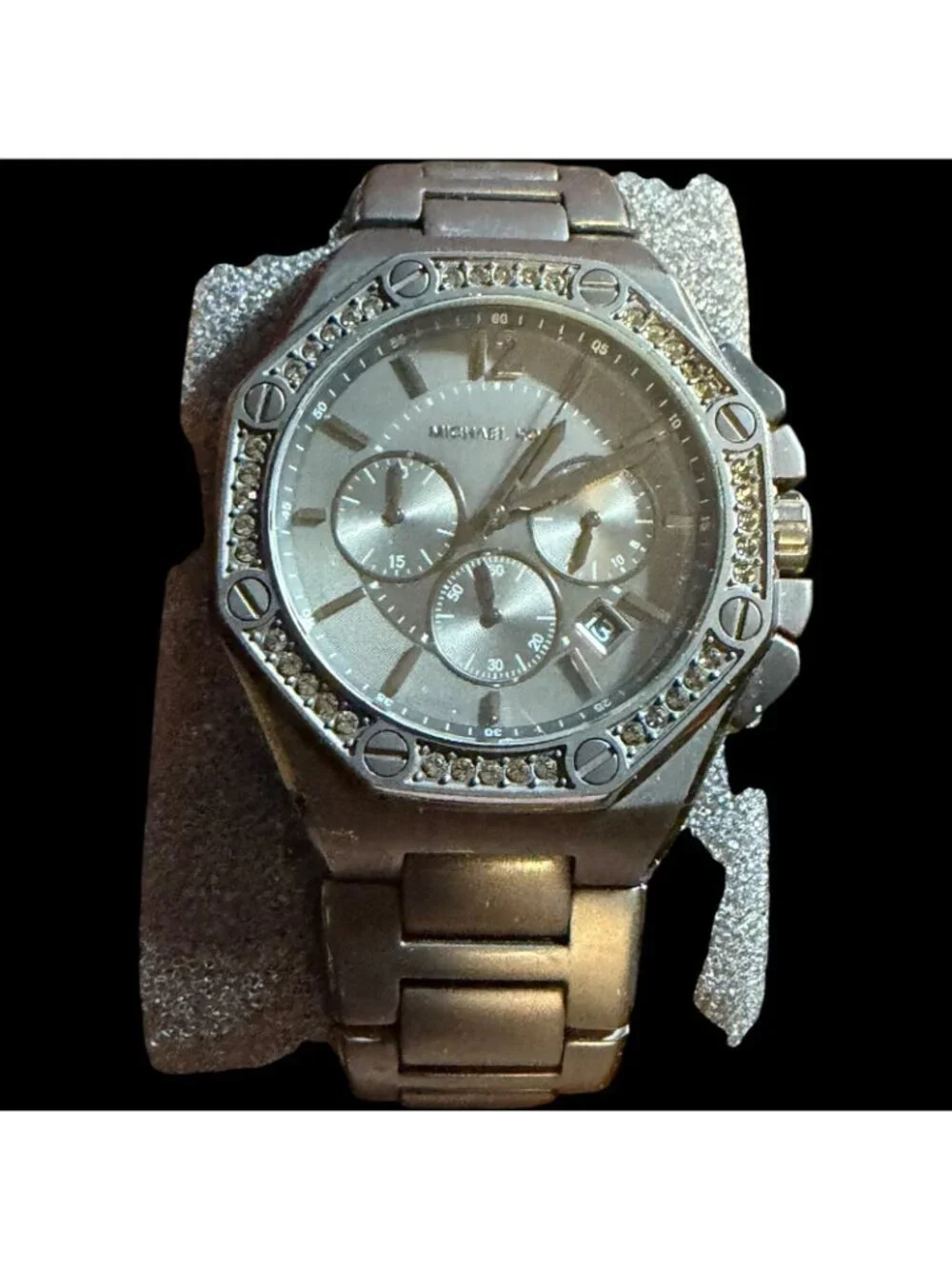 Michael Kors silver tone