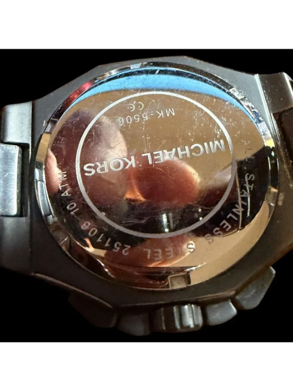 Michael Kors silver tone