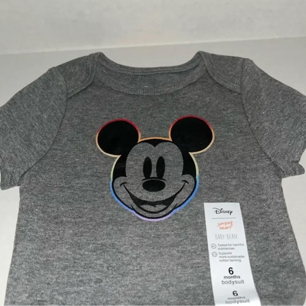 New Baby Jumping Beans Mickey Mouse‎ Bodysuit by Disney Pride Mickey