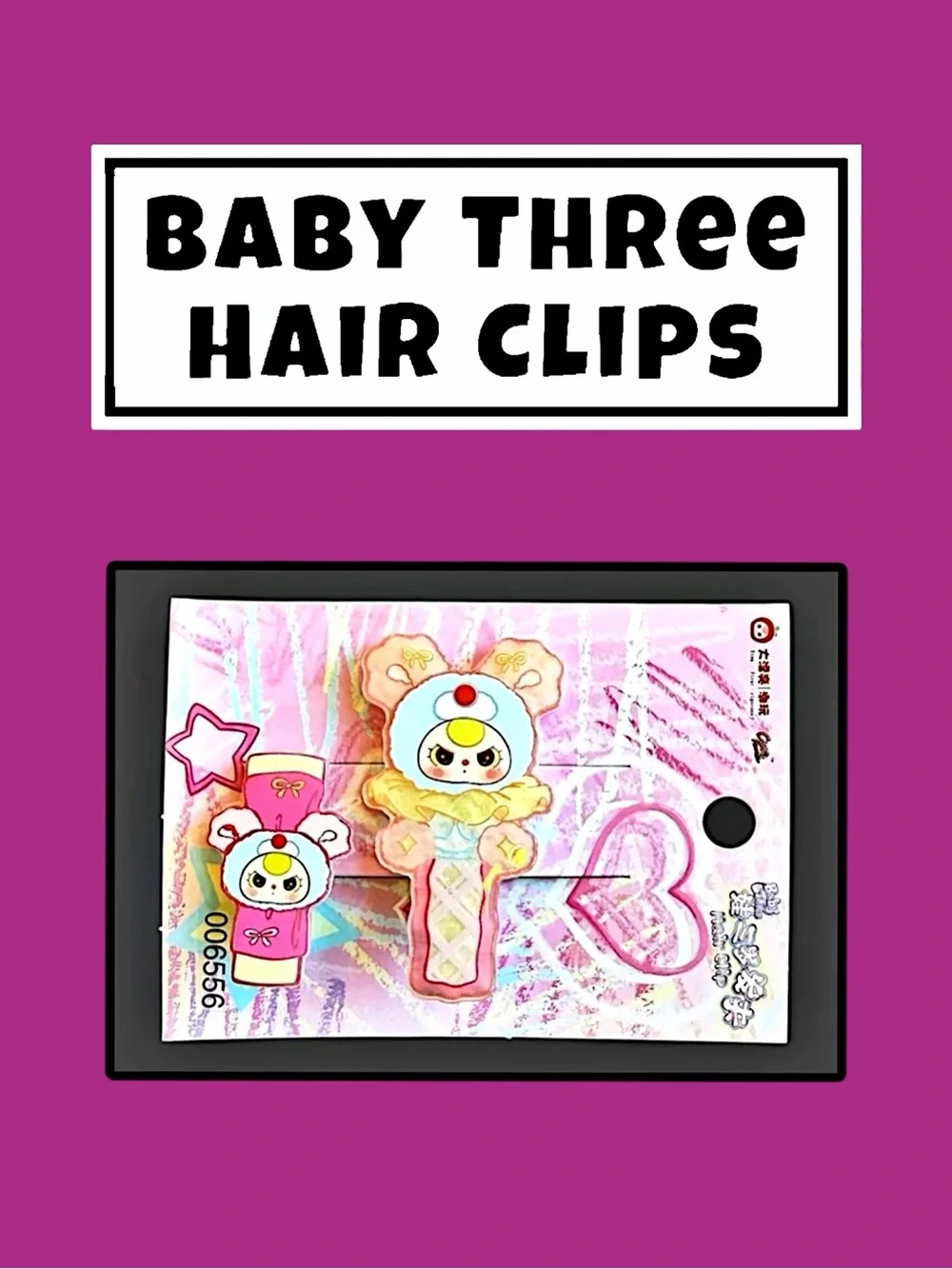 Baby Three Hair Clips