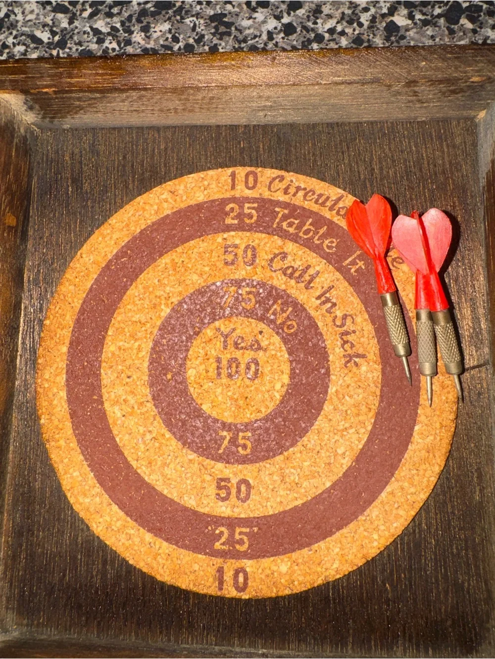 VTG Kings Head Pub & Lodging Mini Dart Cabinet